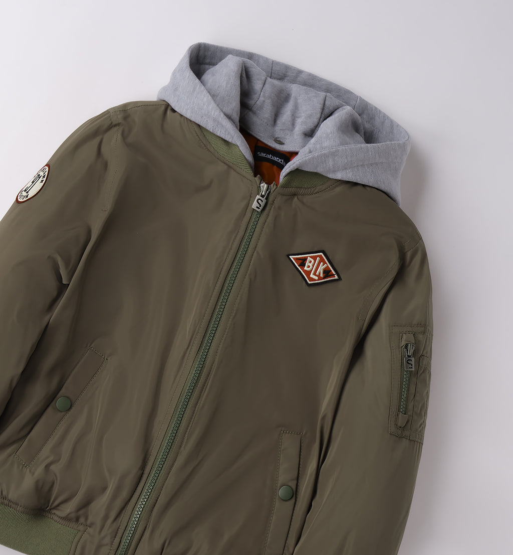 0F698 GIUBBOTTO IMBOTTITO TESSUTO TERMICO RAGAZZO SARABANDA