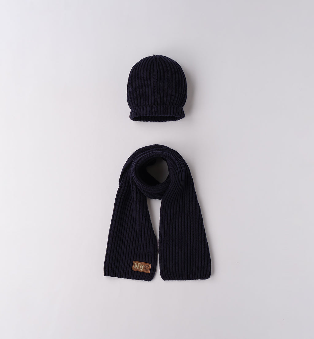 0F932 SET CAPPELLO E SCIARPA BAMBINO SARABANDA