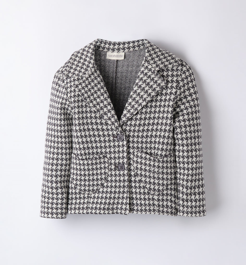 0F374 GIUBBOTTI-GIACCHE MAGLIA TAGLIATA BAMBINA SARABANDA