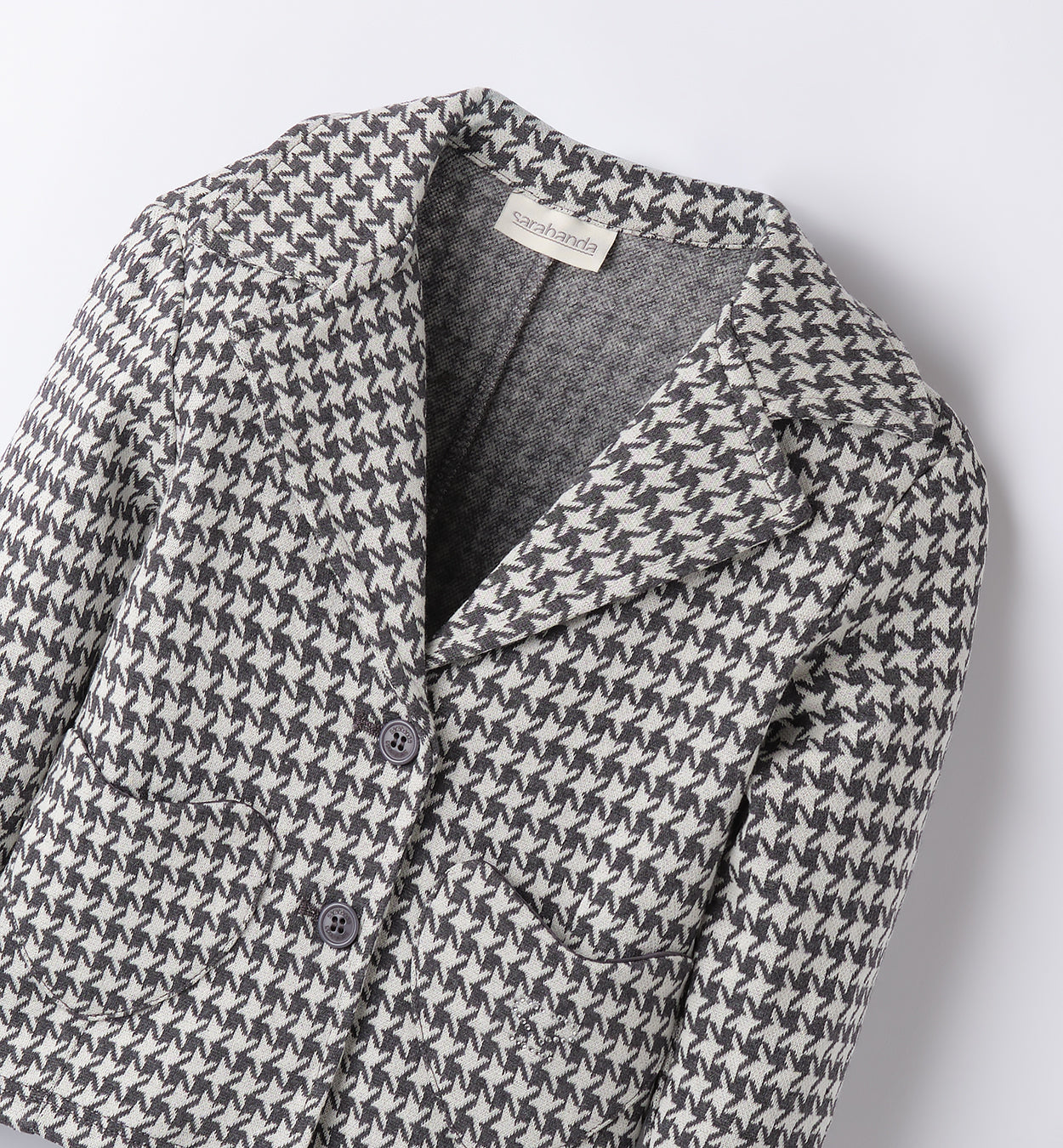 0F374 GIUBBOTTI-GIACCHE MAGLIA TAGLIATA BAMBINA SARABANDA