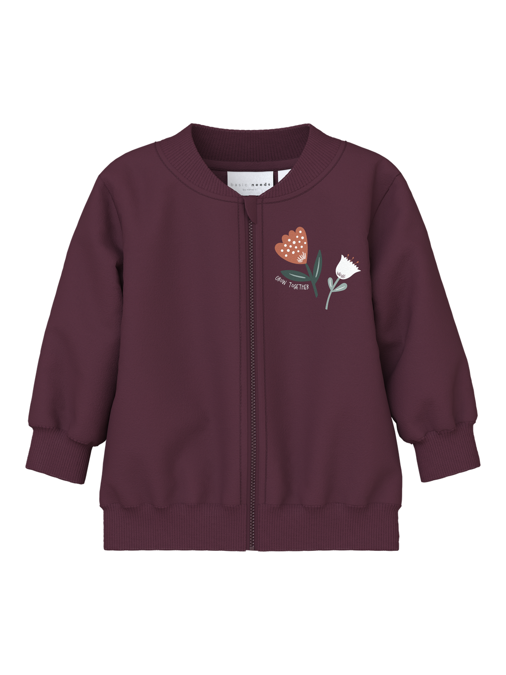 13226052 FELPA FULL ZIP NEONATA NAME IT