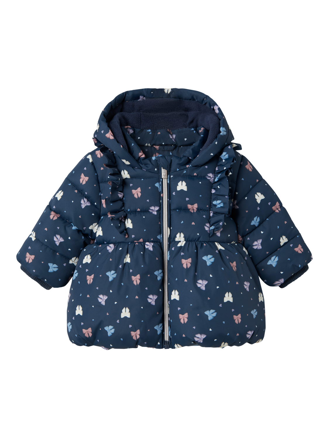 13244036 PIUMINO CON FIOCCHI NEONATA NAME IT