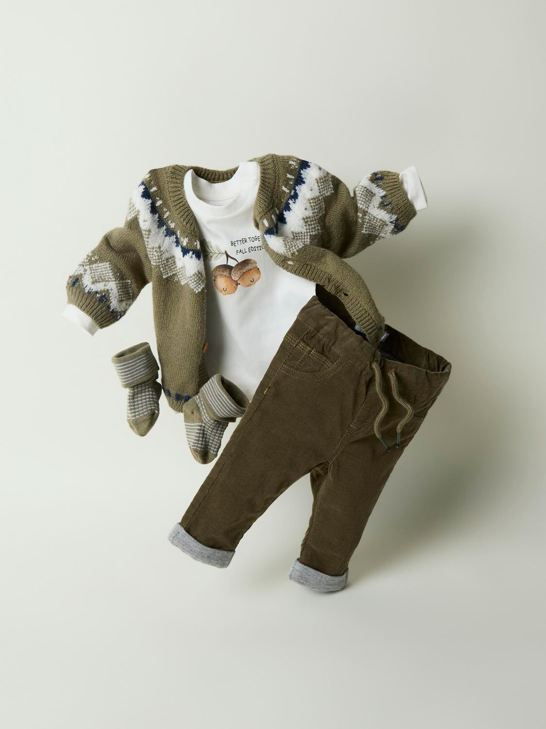 13244780 PANTALONE VELLUTO NEONATO NAME IT