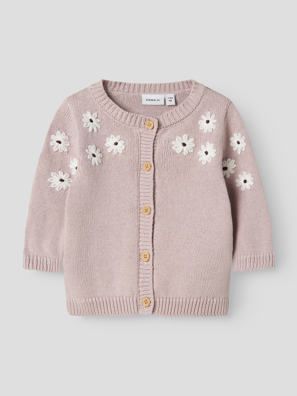 13245185 CARDIGAN CON FIORI NEONATA NAME IT