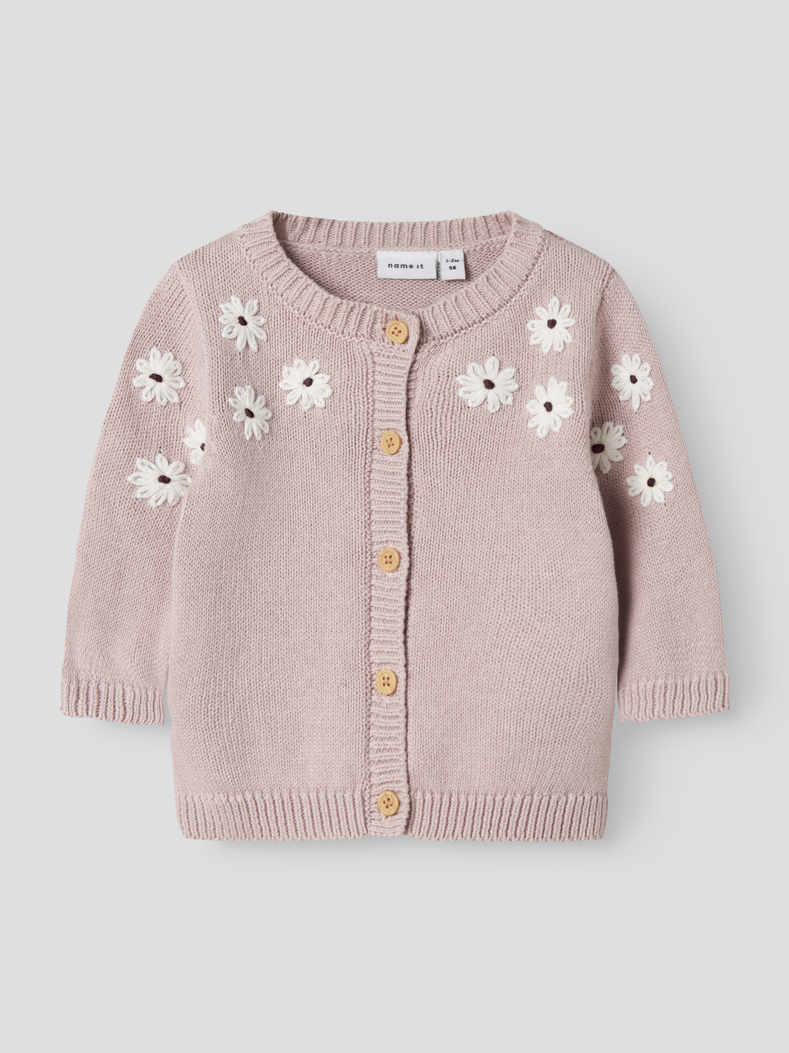 13245185 CARDIGAN CON FIORI NEONATA NAME IT