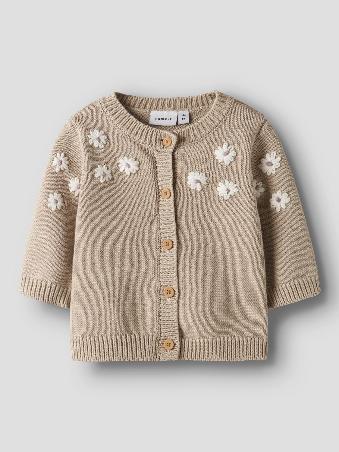 13245185 CARDIGAN CON FIORI NEONATA NAME IT