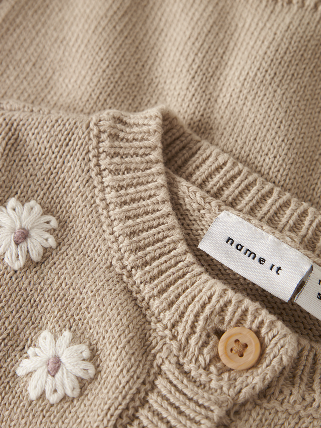 13245185 CARDIGAN CON FIORI NEONATA NAME IT