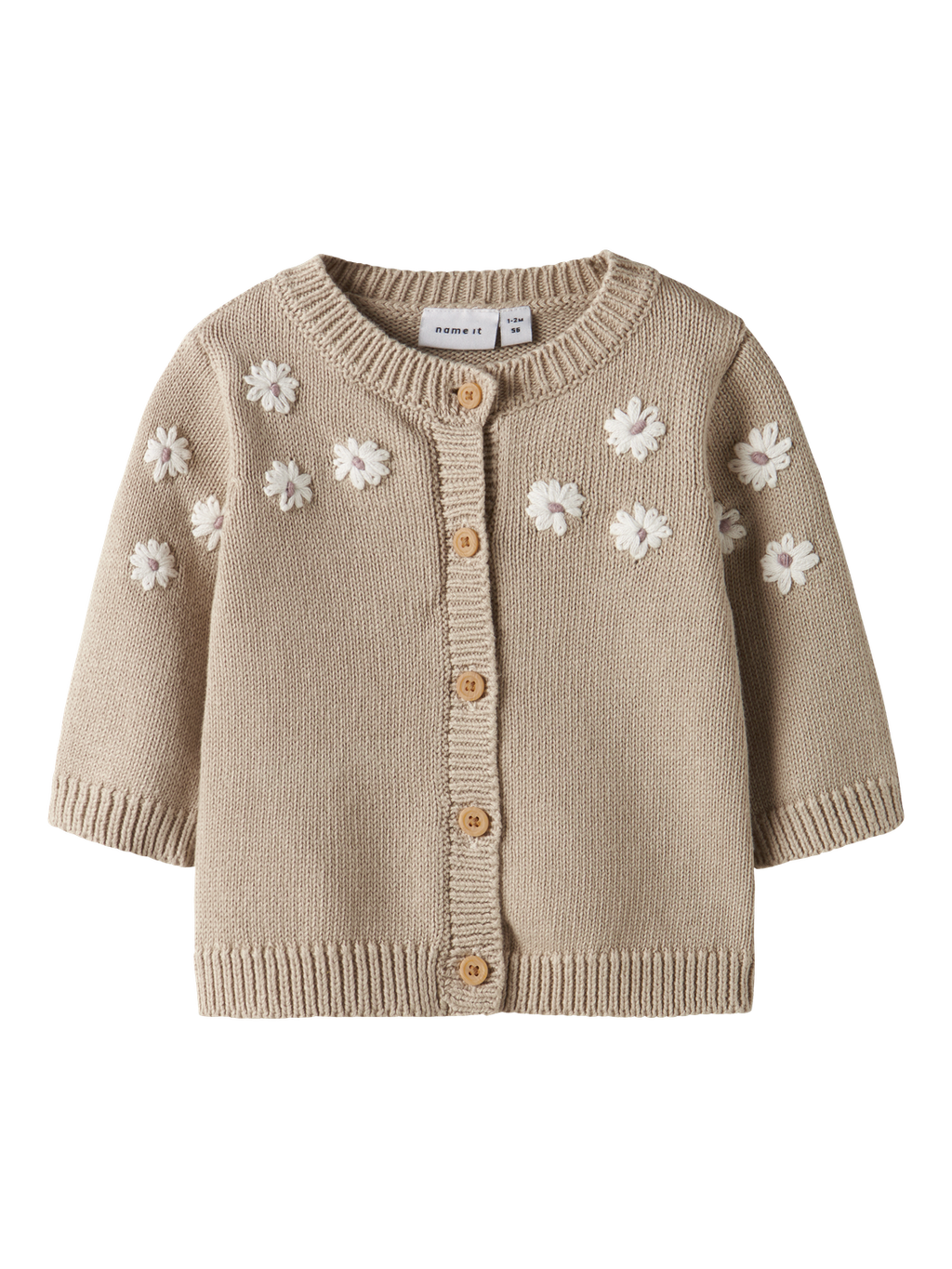 13245185 CARDIGAN CON FIORI NEONATA NAME IT
