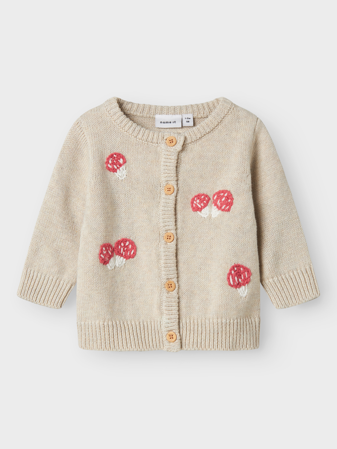 13245189 CARDIGAN NEONATA CON FUNGHI NAME IT