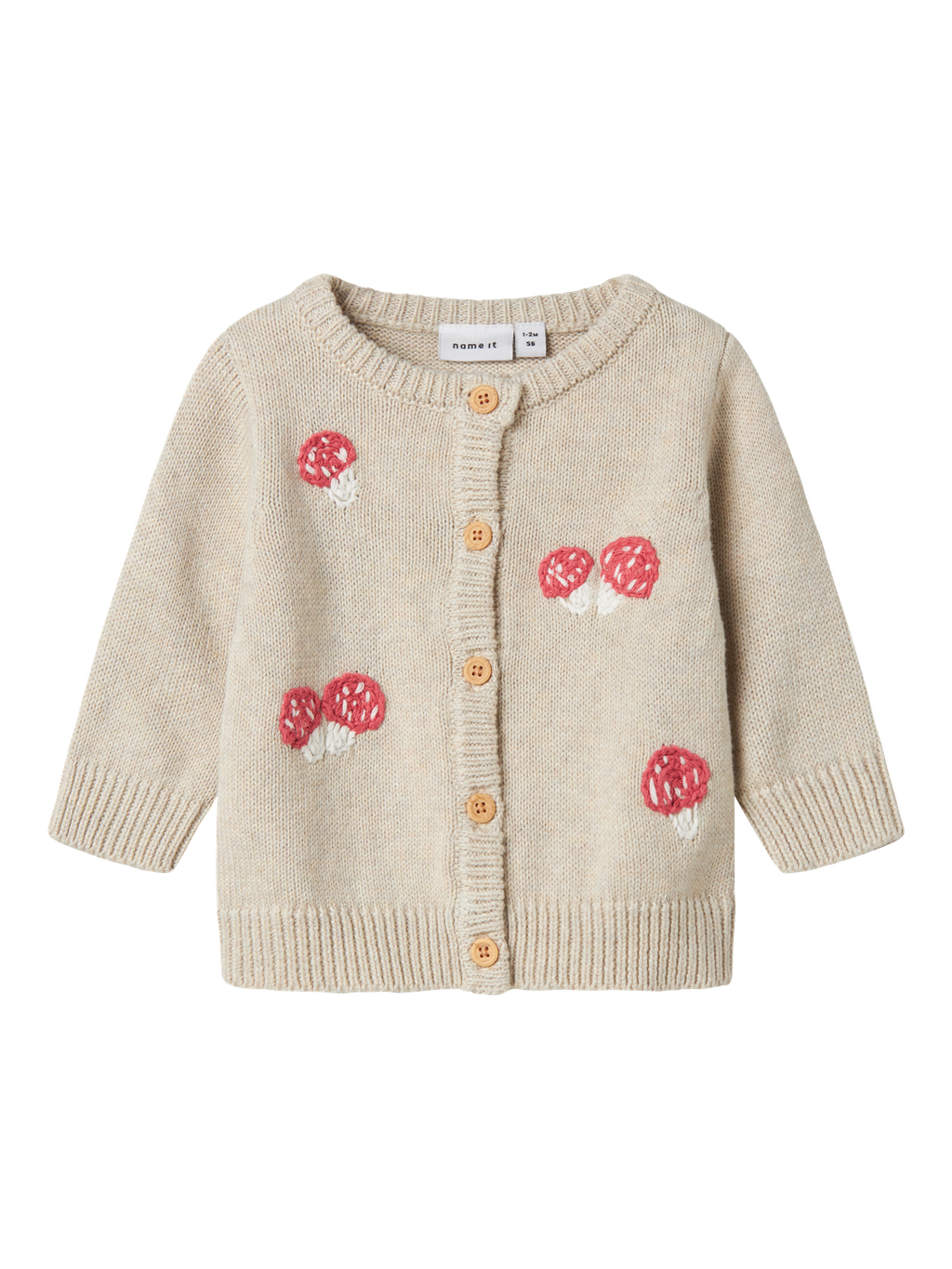 13245189 CARDIGAN NEONATA CON FUNGHI NAME IT