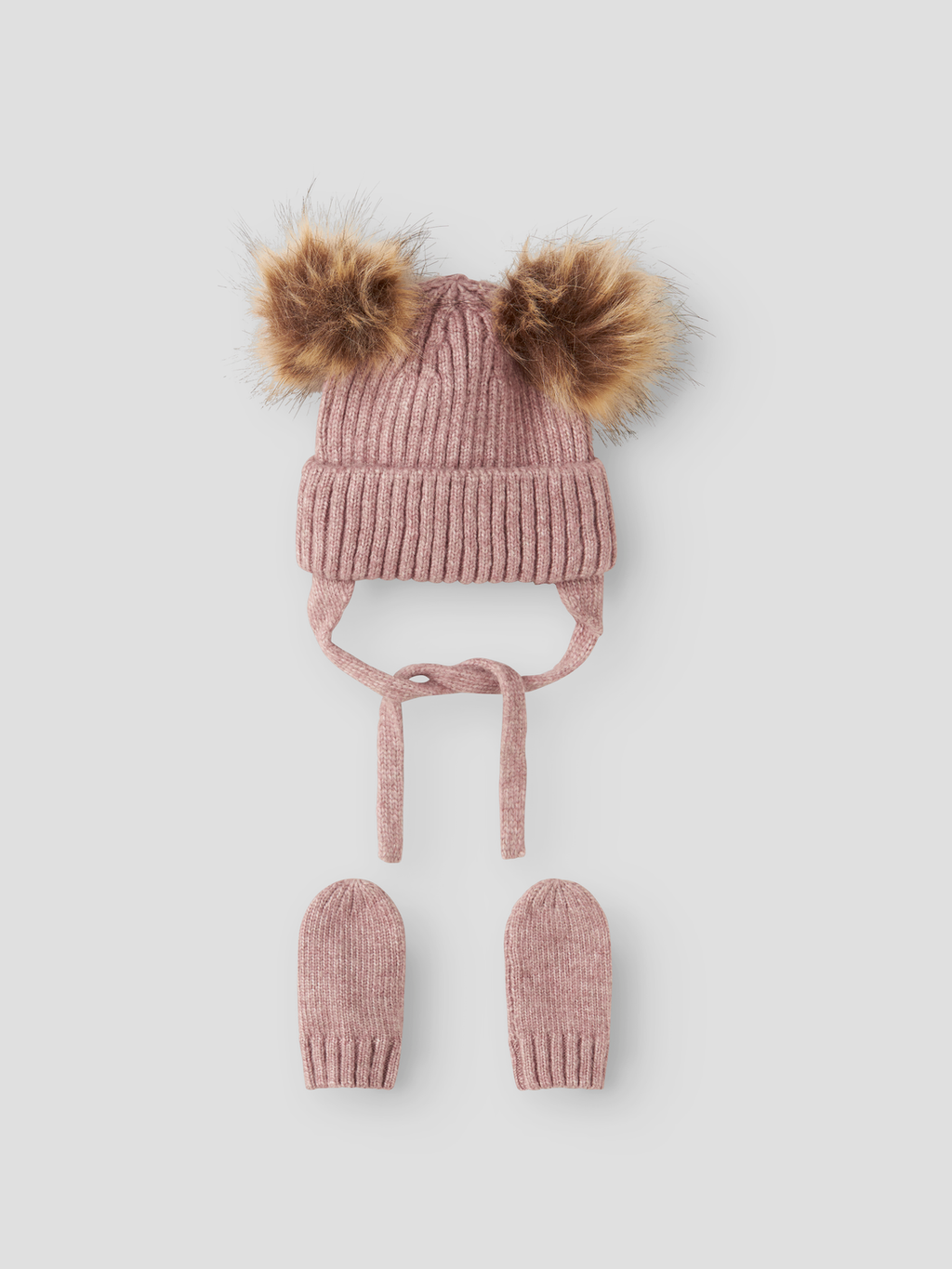 13245300 KIT CAPPELLO E GUANTI NEONATA NAME IT