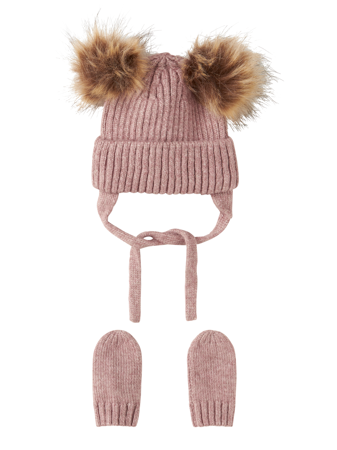 13245300 KIT CAPPELLO E GUANTI NEONATA NAME IT