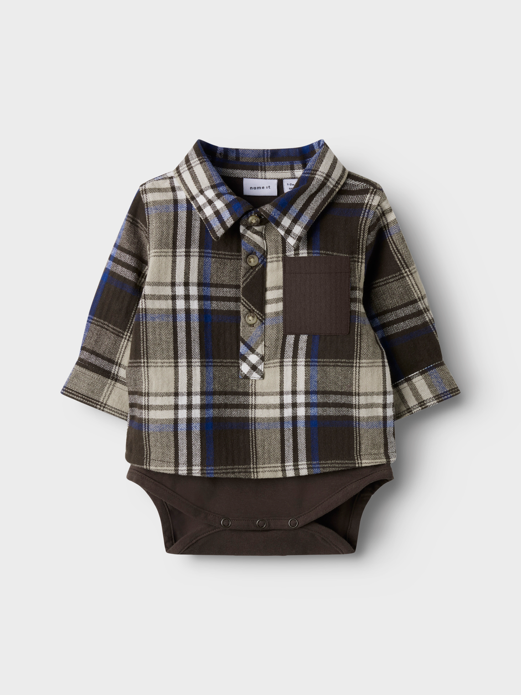 13246665 CAMICIA QUADRI NEONATO NAME IT