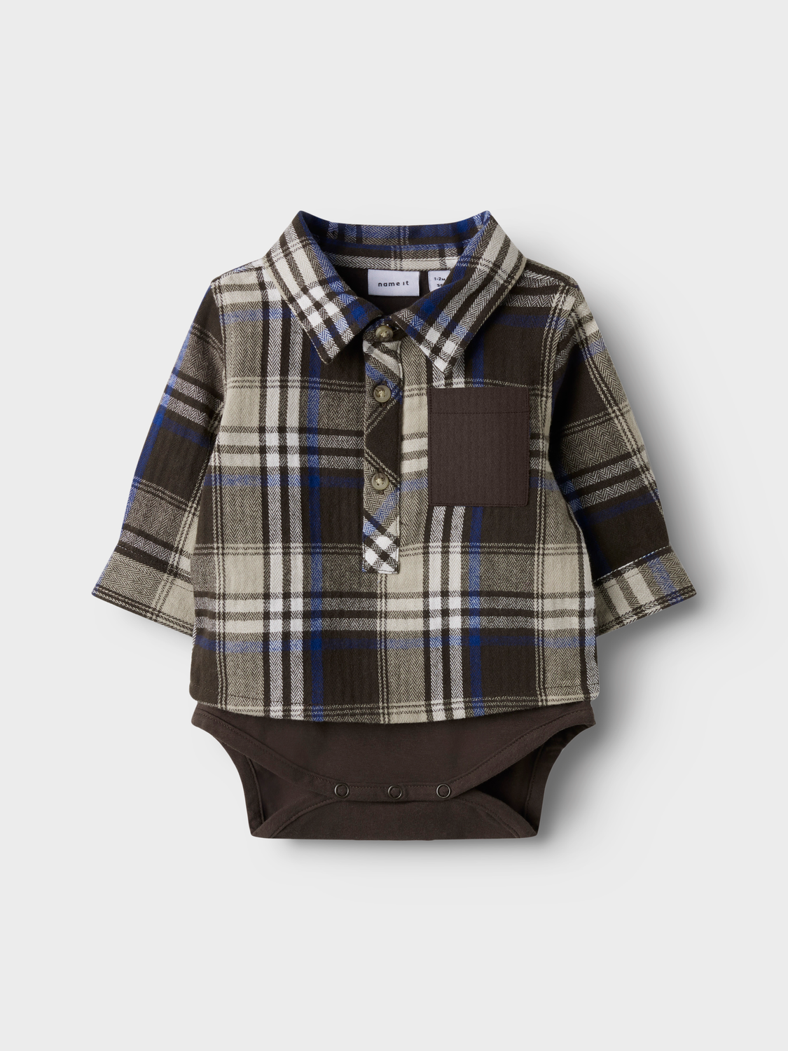 13246665 CAMICIA QUADRI NEONATO NAME IT