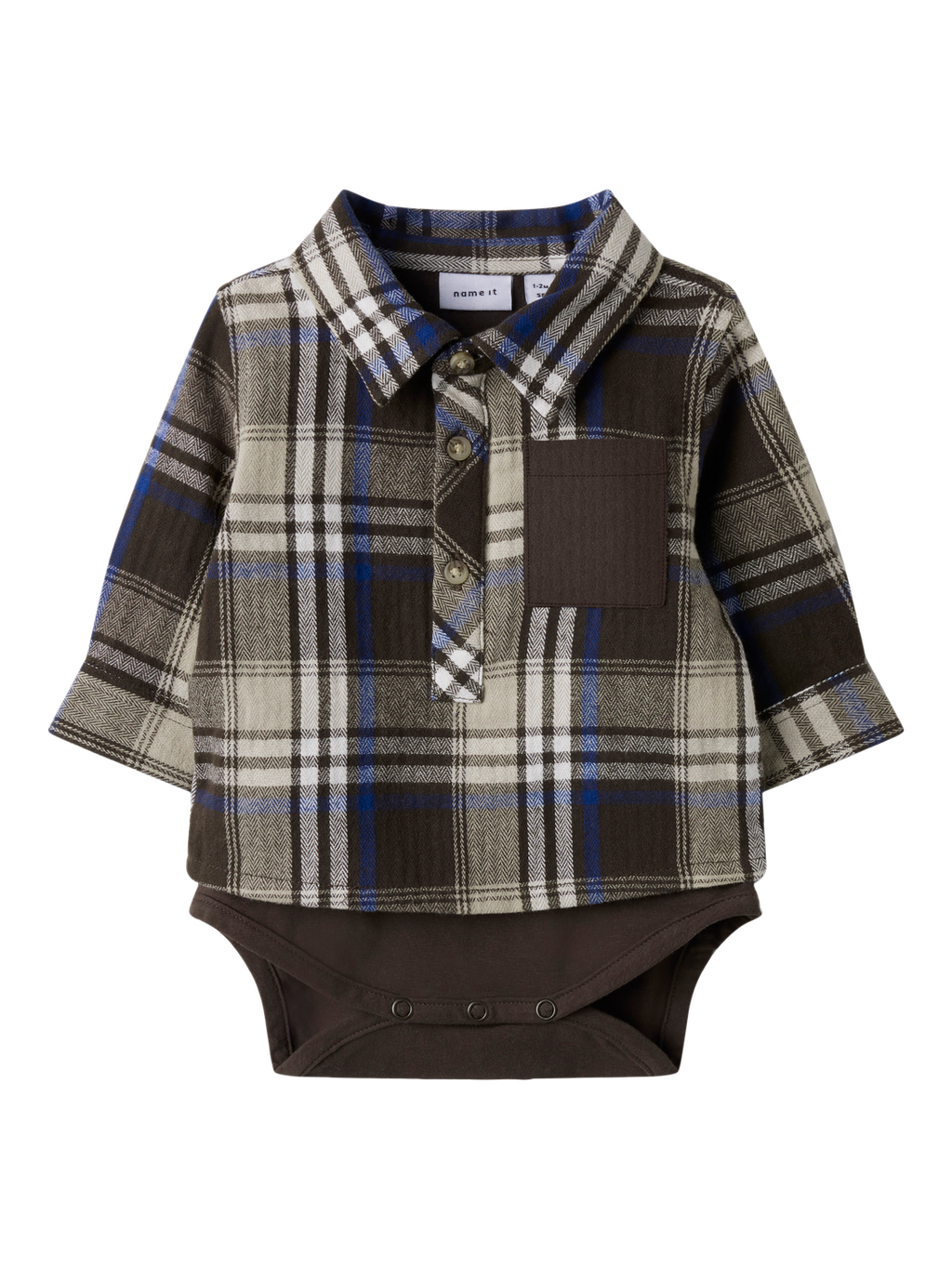 13246665 CAMICIA QUADRI NEONATO NAME IT