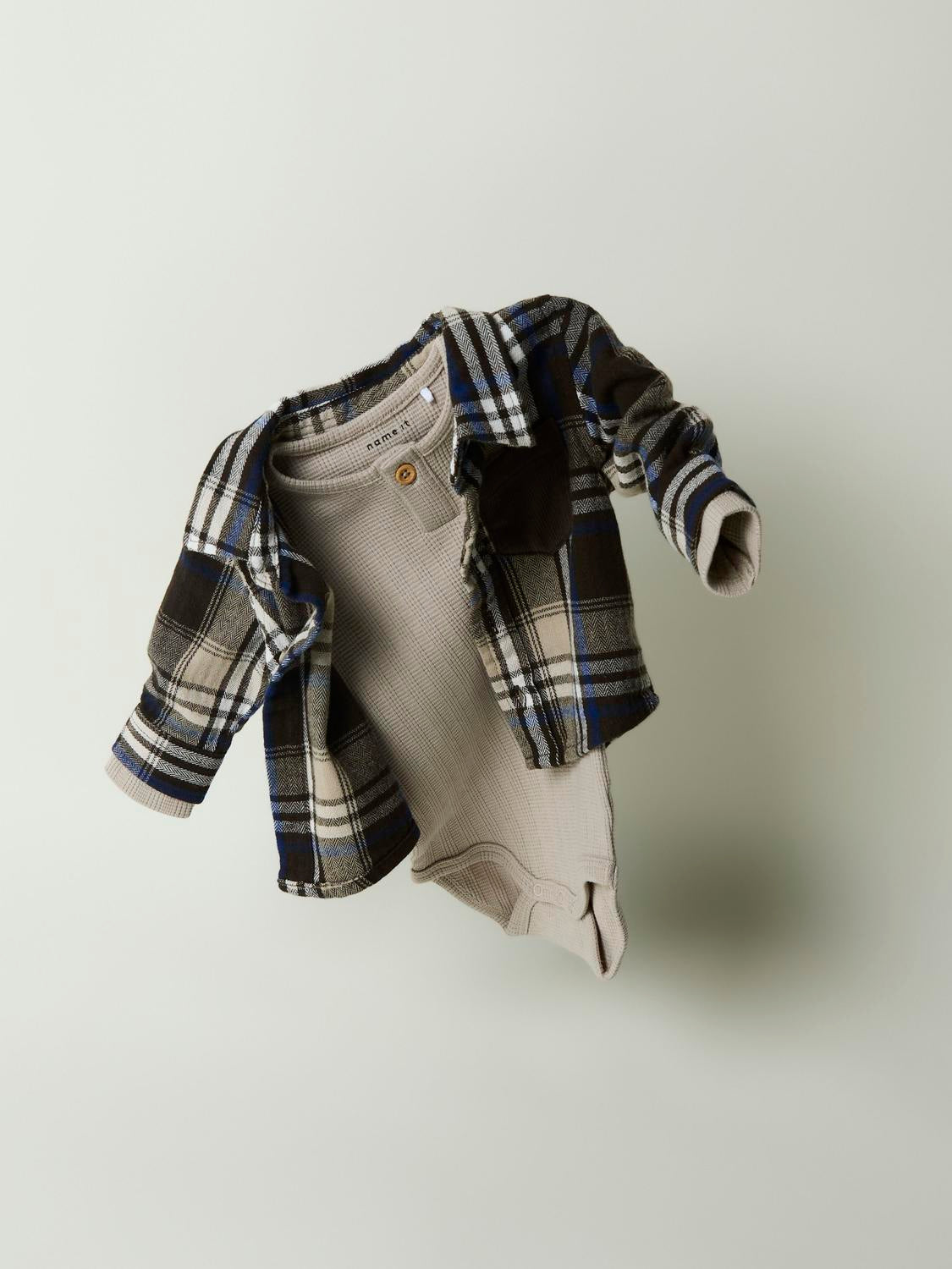 13246665 CAMICIA QUADRI NEONATO NAME IT