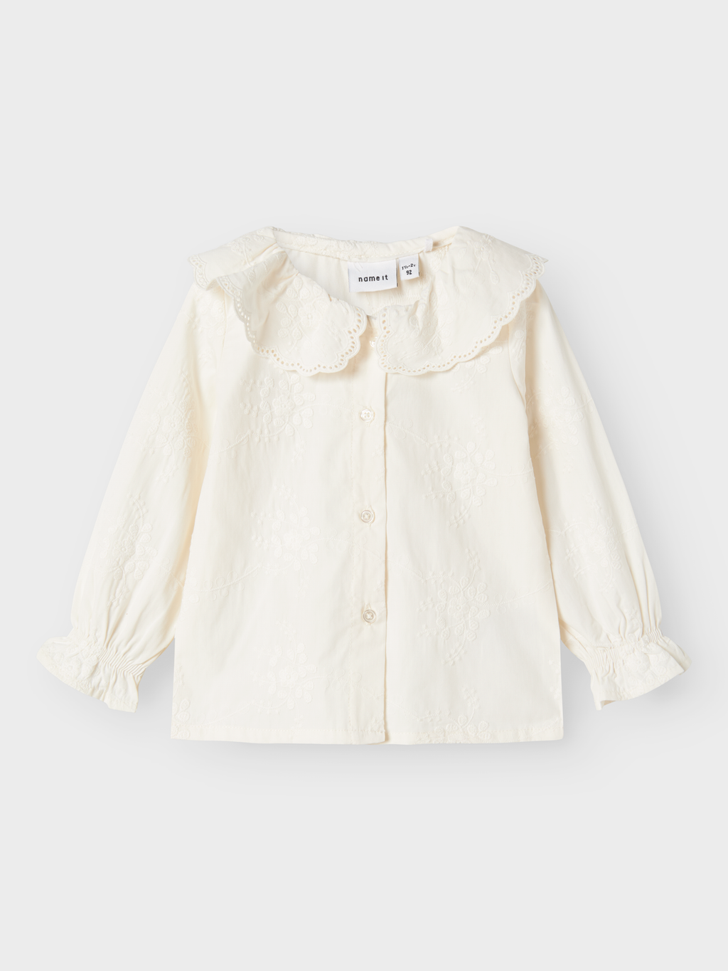 13247359 CAMICIA RICAMATA NEONATA NAME IT