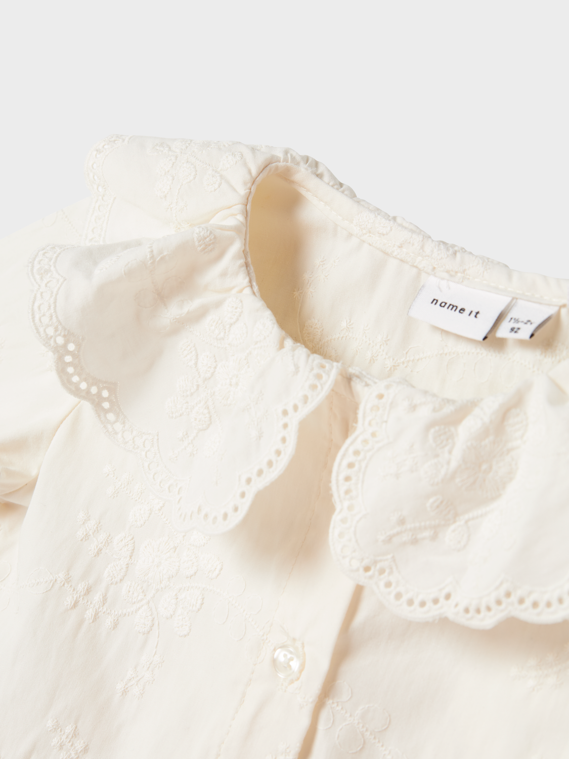 13247359 CAMICIA RICAMATA NEONATA NAME IT