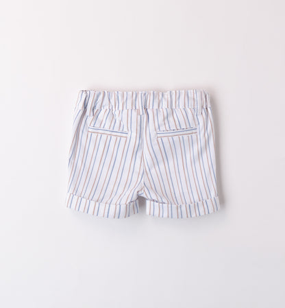 3B620 PANTALONE TESSUTO NAVETTA CORTO NEONATO