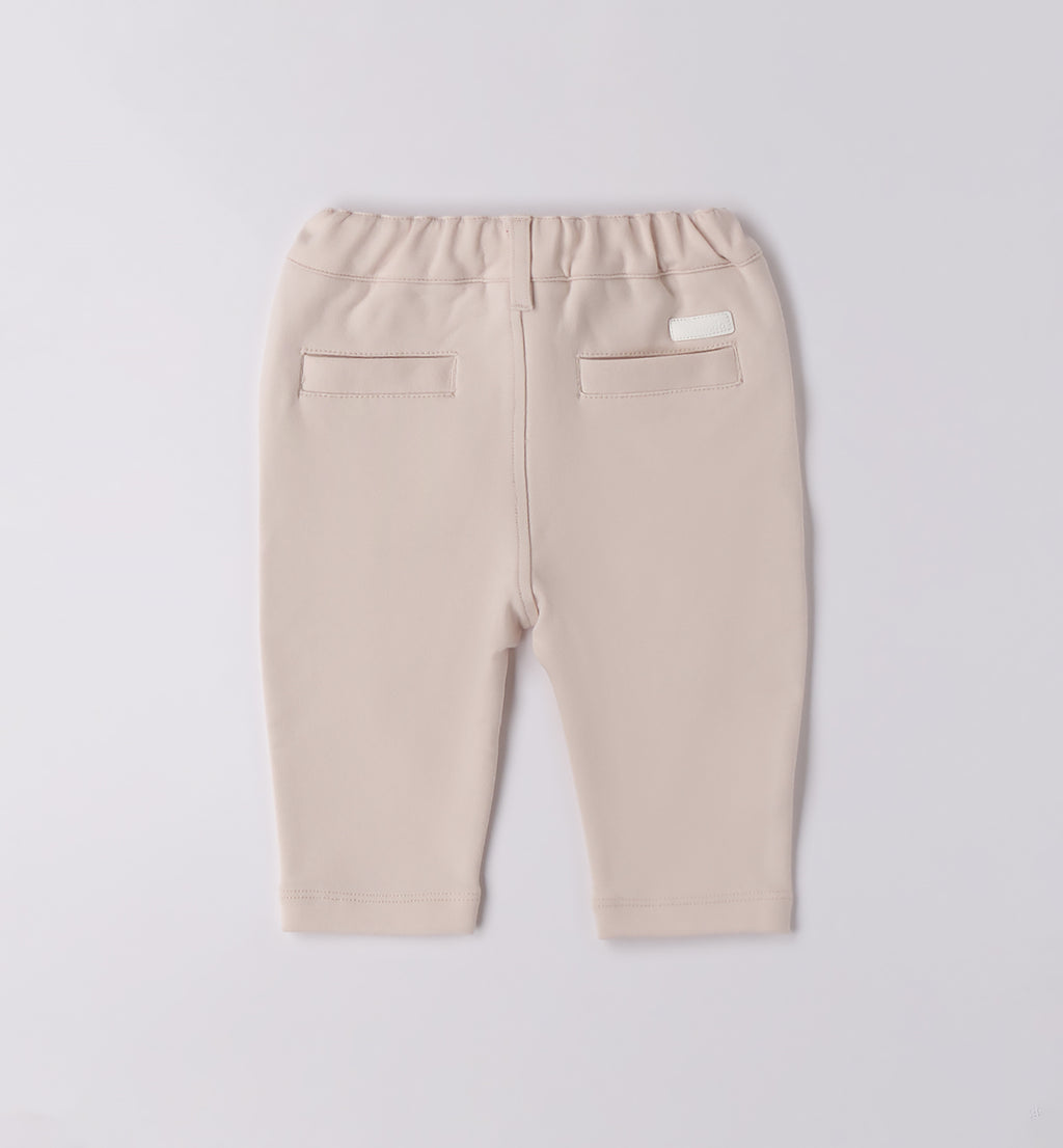 3F620 PANTALONE MAGLIA TAGLIATA LUNGO NEONATO SARABANDA
