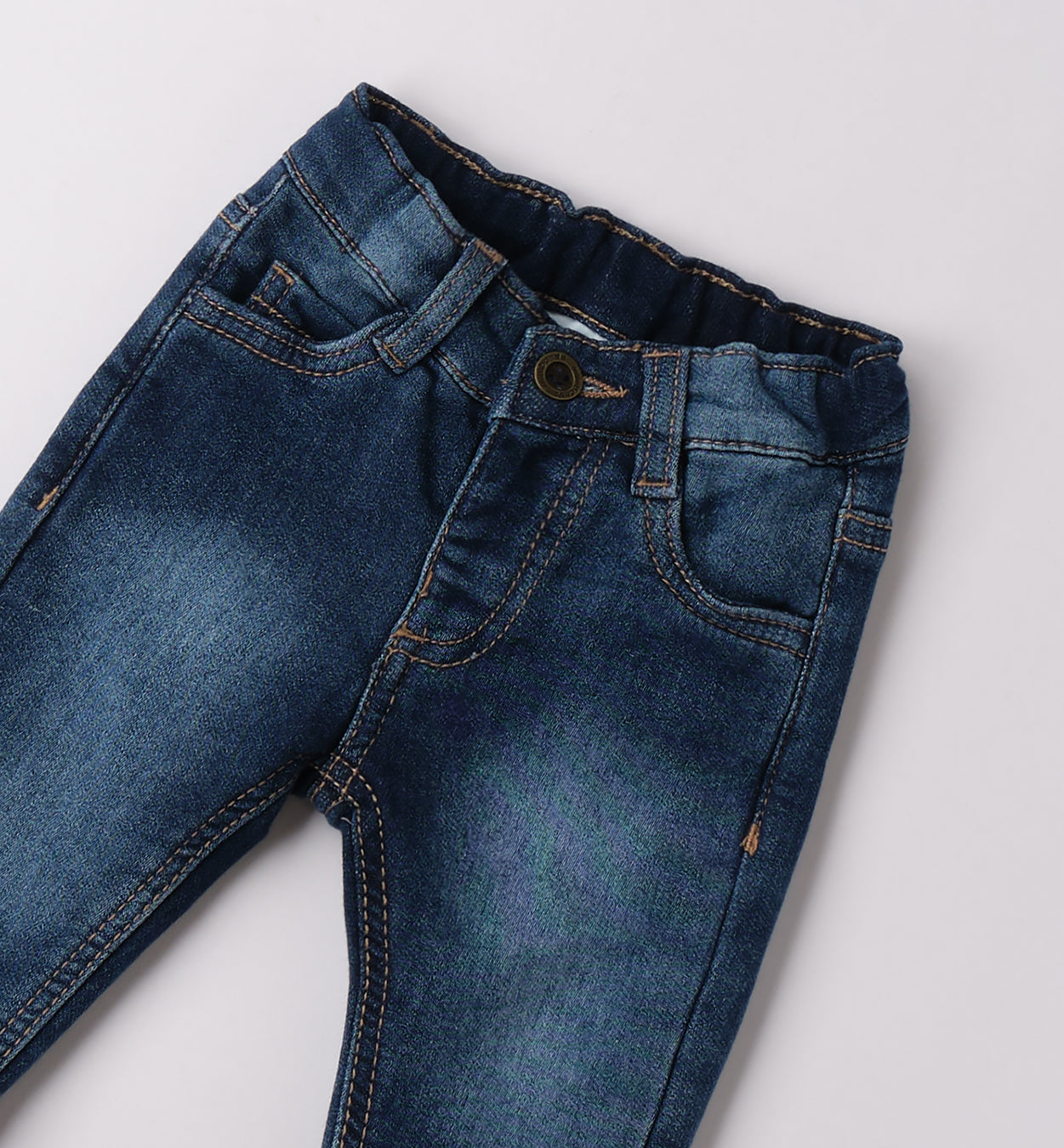 3F624 PANTALONE DENIM LUNGO NEONATO SARABANDA