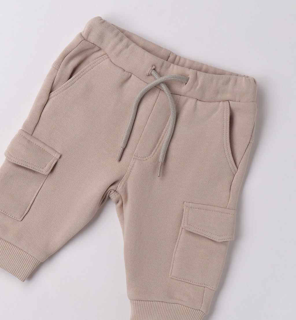 3F625 PANTALONE MAGLIA TAGLIATA LUNGO NEONATO SARABANDA