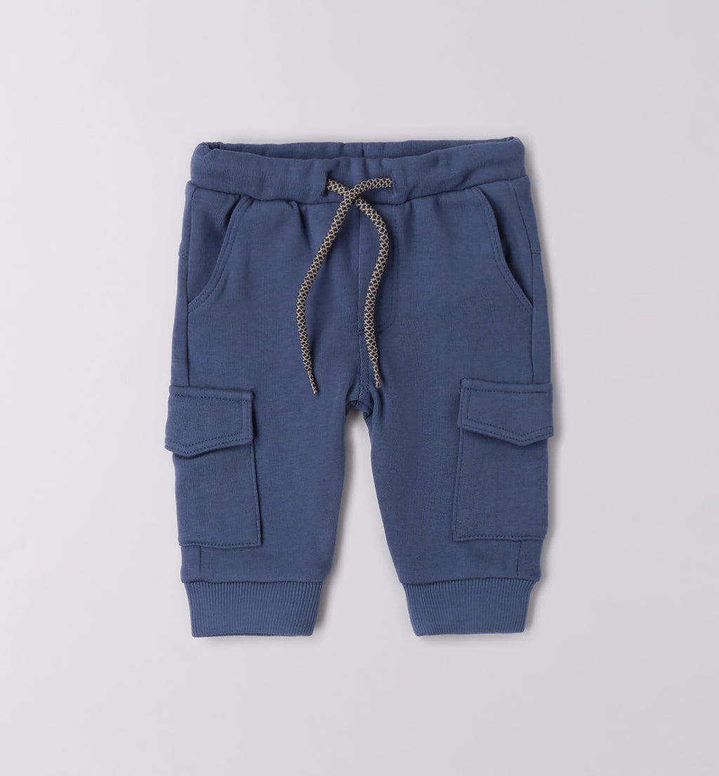 3F625 PANTALONE MAGLIA TAGLIATA LUNGO NEONATO SARABANDA