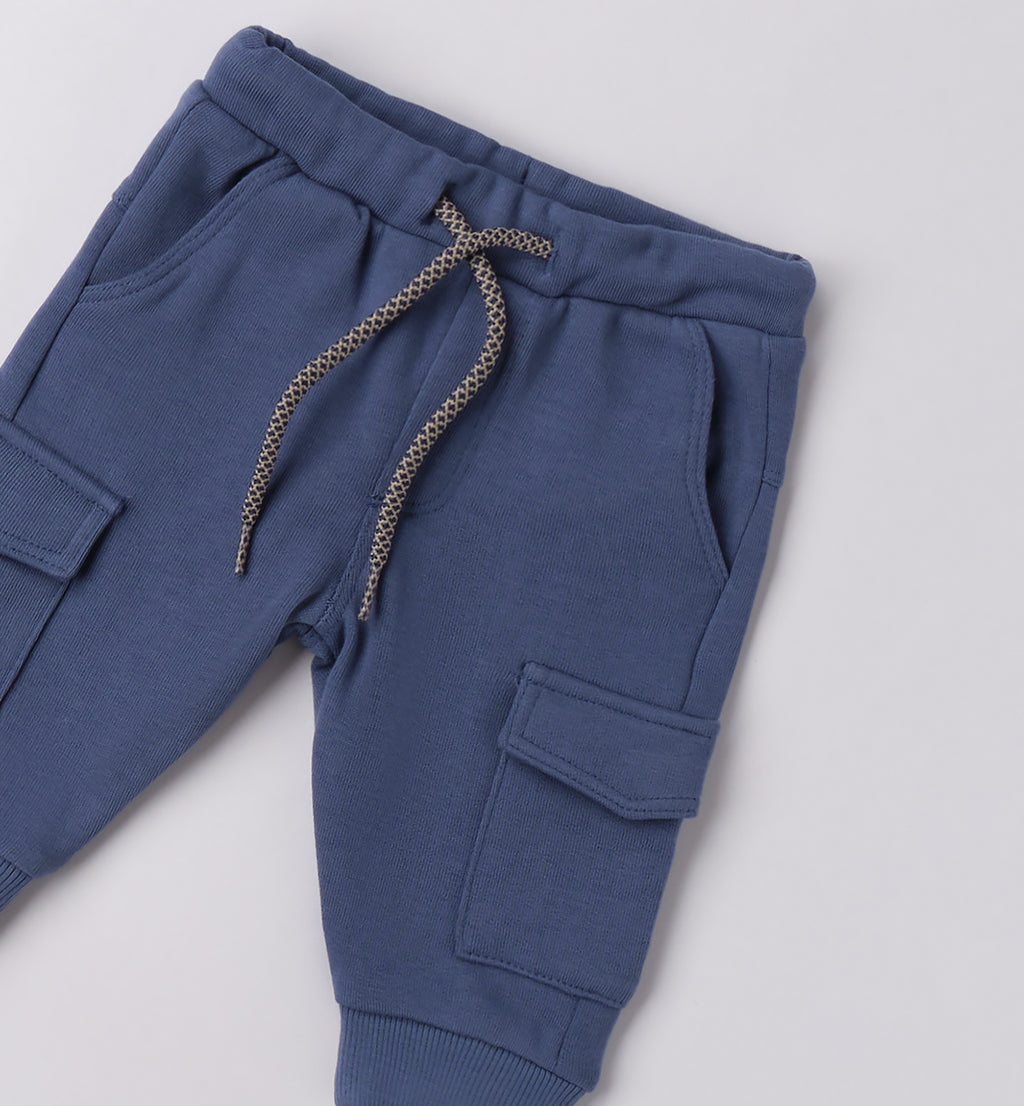 3F625 PANTALONE MAGLIA TAGLIATA LUNGO NEONATO SARABANDA