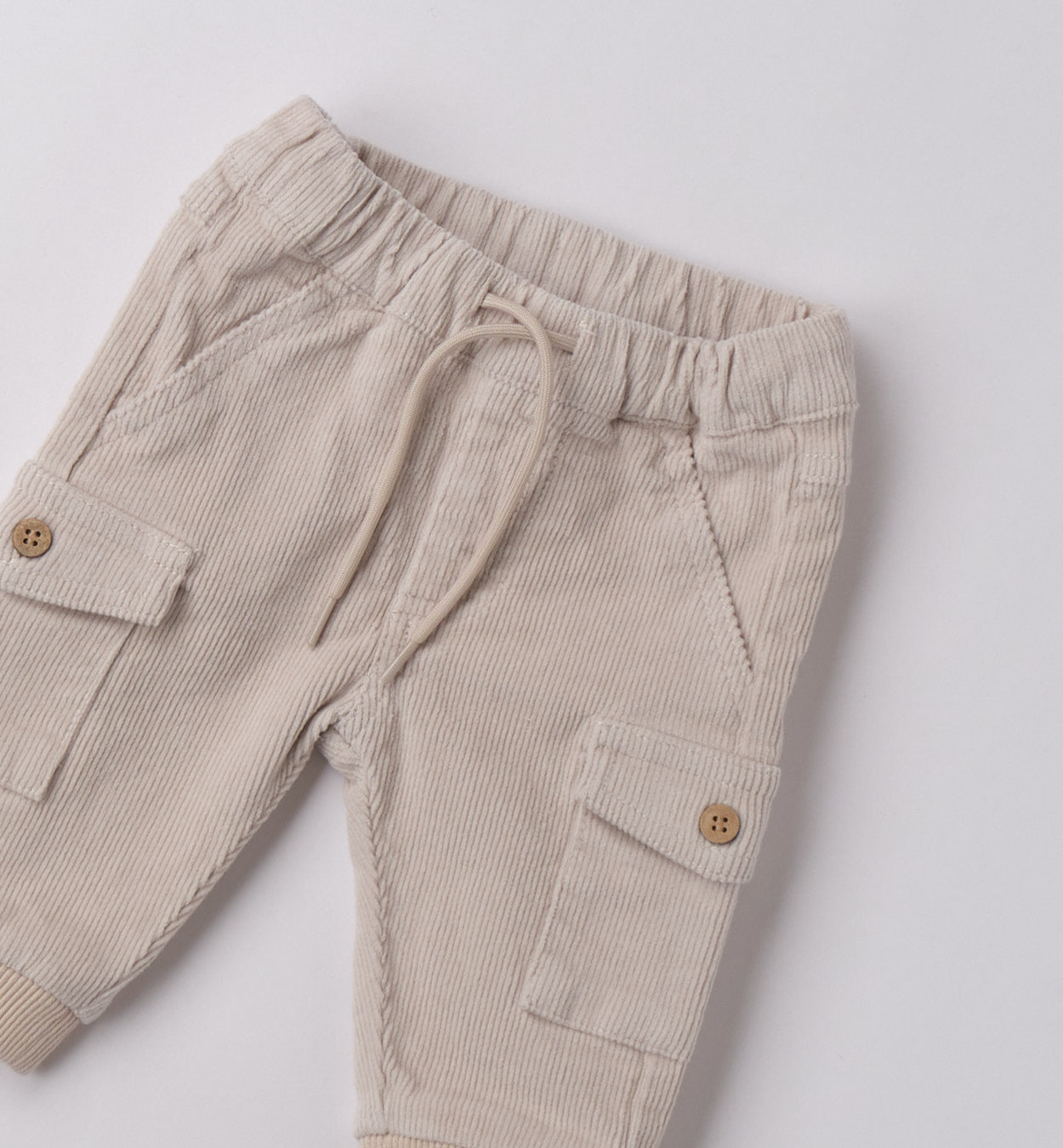 3F629 PANTALONE TESSUTO NAVETTA LUNGO NEONATO SARABANDA