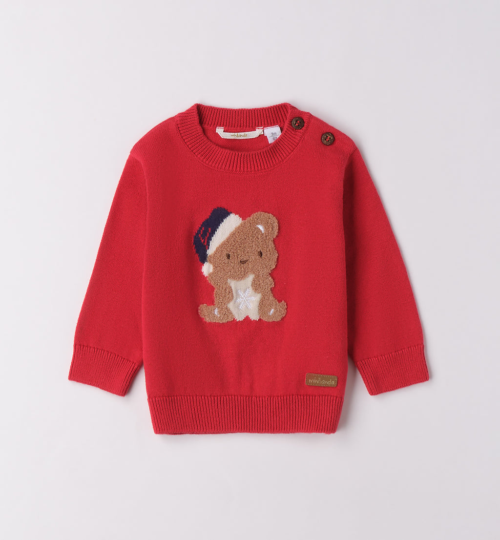 3F661 MAGLIONE NATALE NEONATO SARABANDA