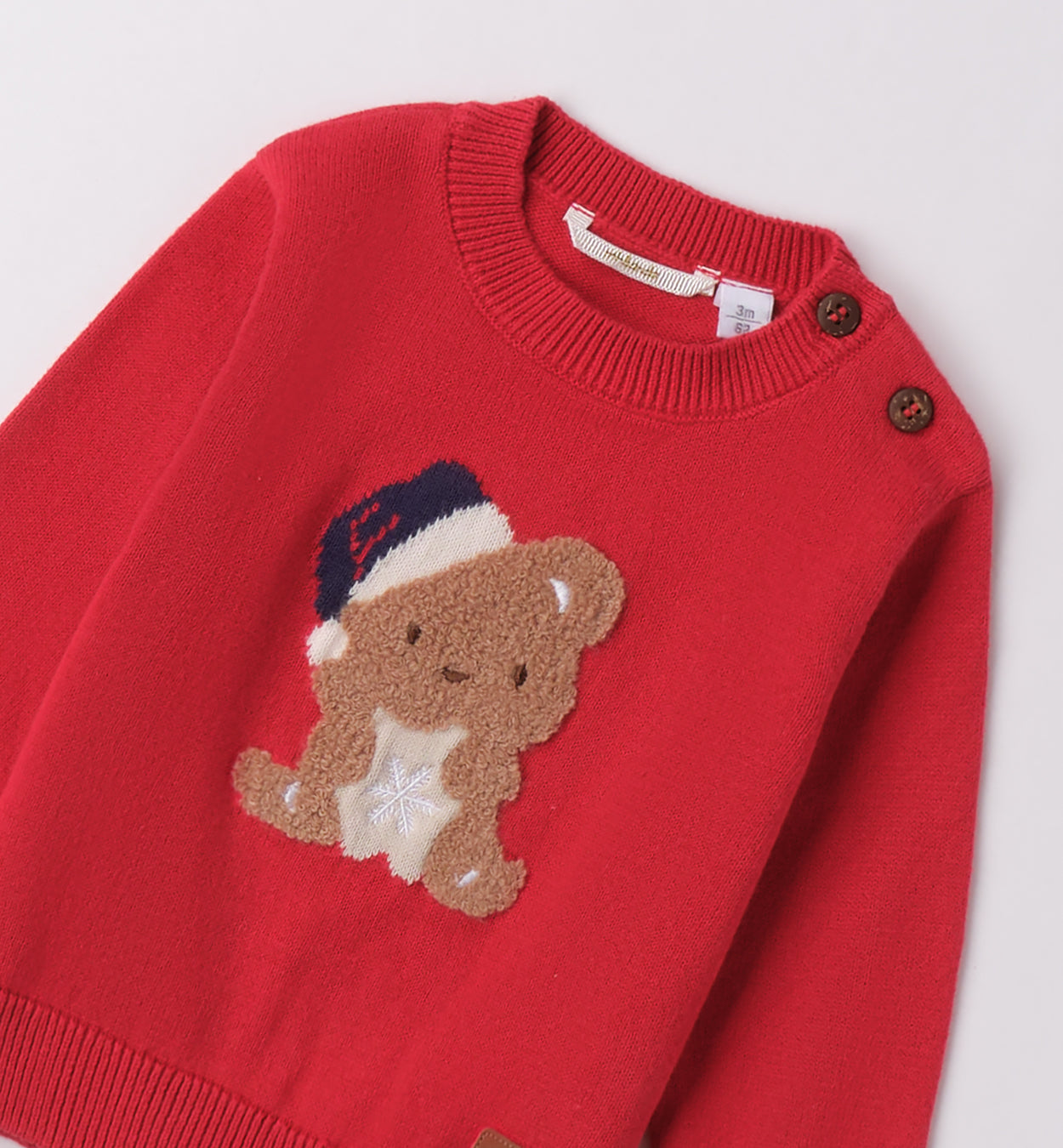 3F661 MAGLIONE NATALE NEONATO SARABANDA