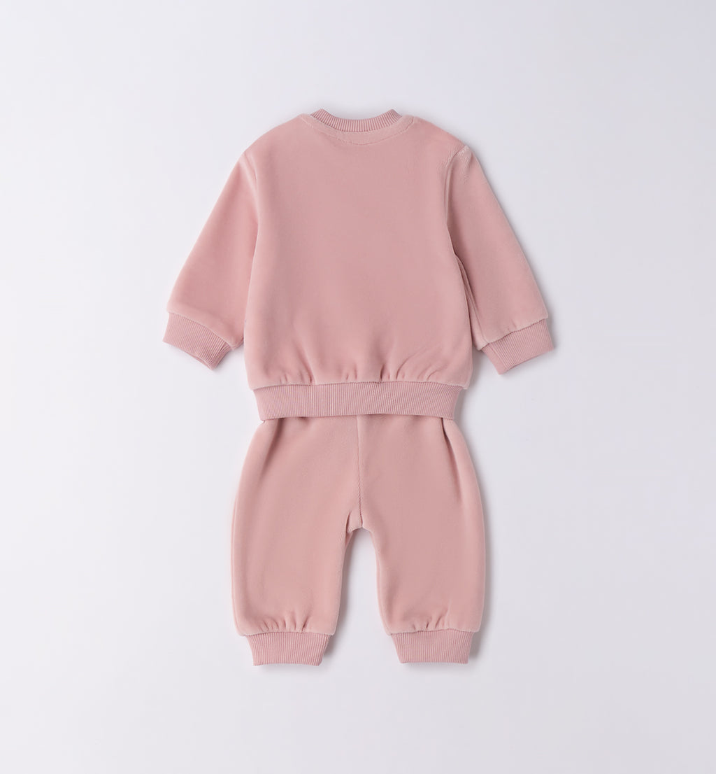 3F677 TUTA JOGGING DUE PEZZI CINIGLIA NEONATA SARABANDA