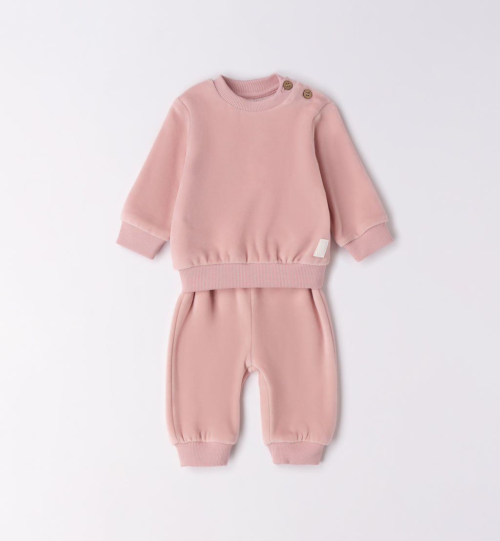 3F677 TUTA JOGGING DUE PEZZI CINIGLIA NEONATA SARABANDA