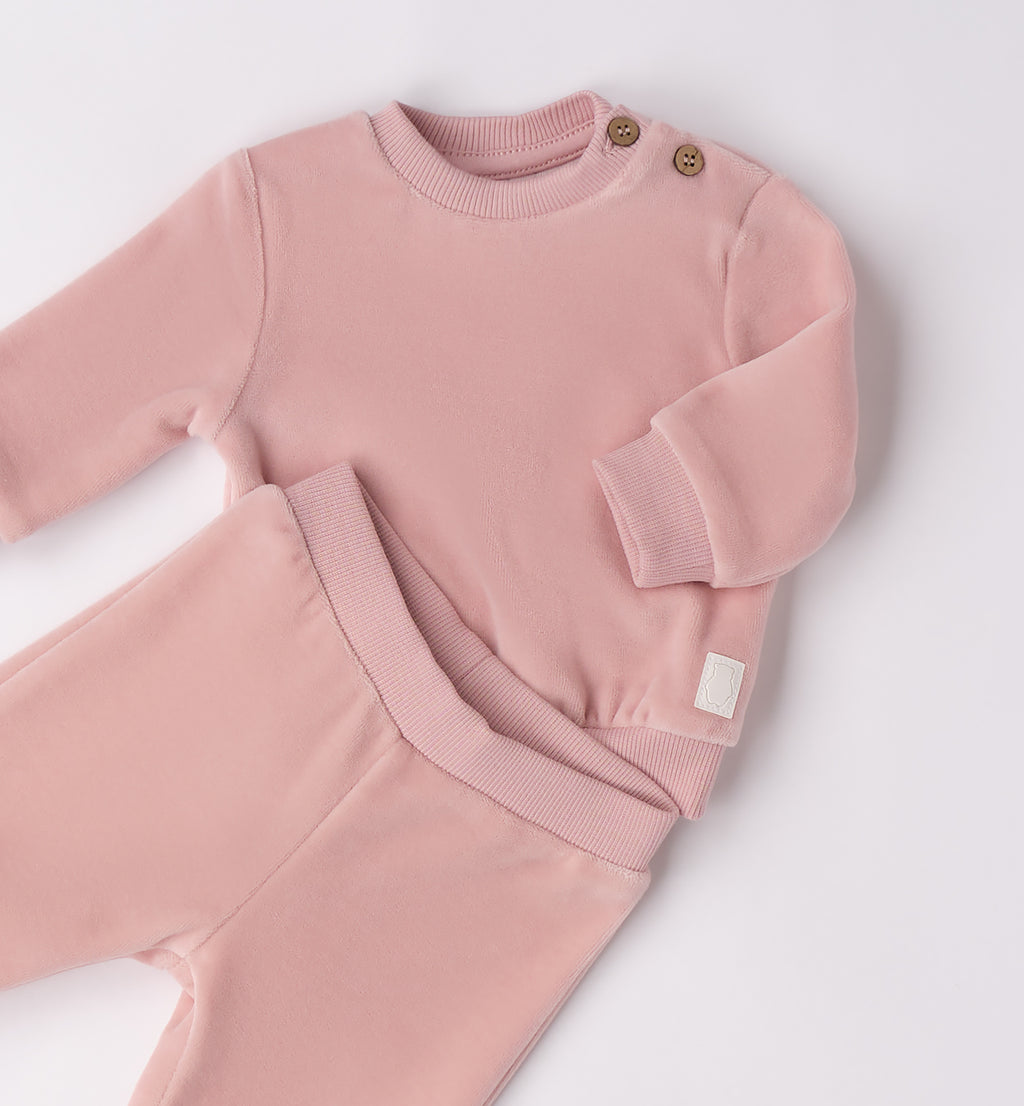 3F677 TUTA JOGGING DUE PEZZI CINIGLIA NEONATA SARABANDA