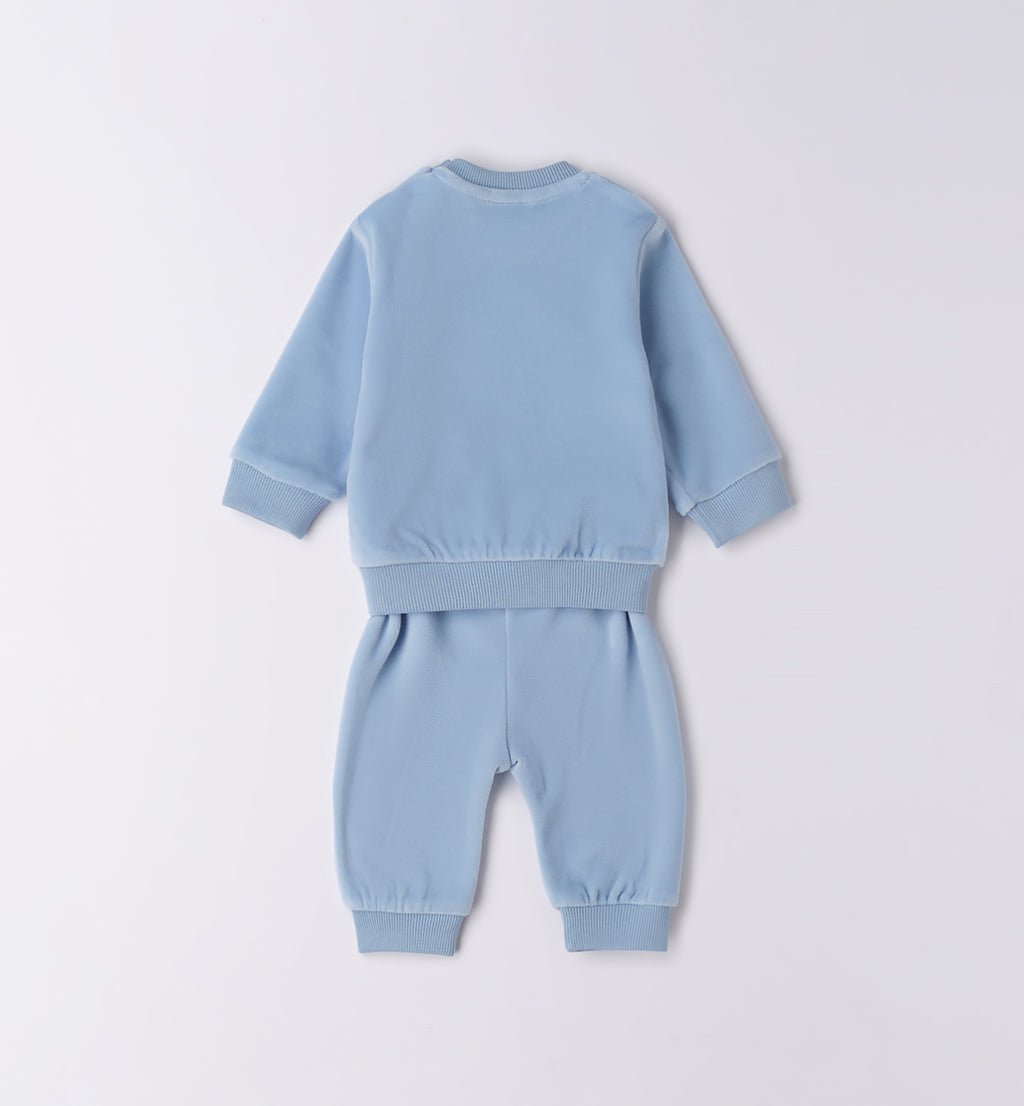 3F677 TUTA JOGGING DUE PEZZI CINIGLIA NEONATO SARABANDA