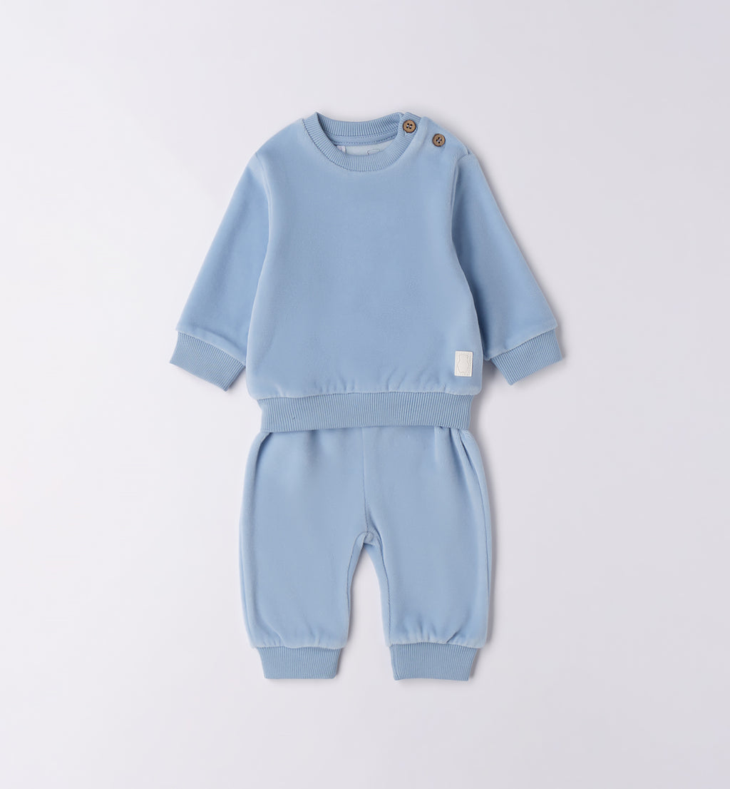 3F677 TUTA JOGGING DUE PEZZI CINIGLIA NEONATO SARABANDA