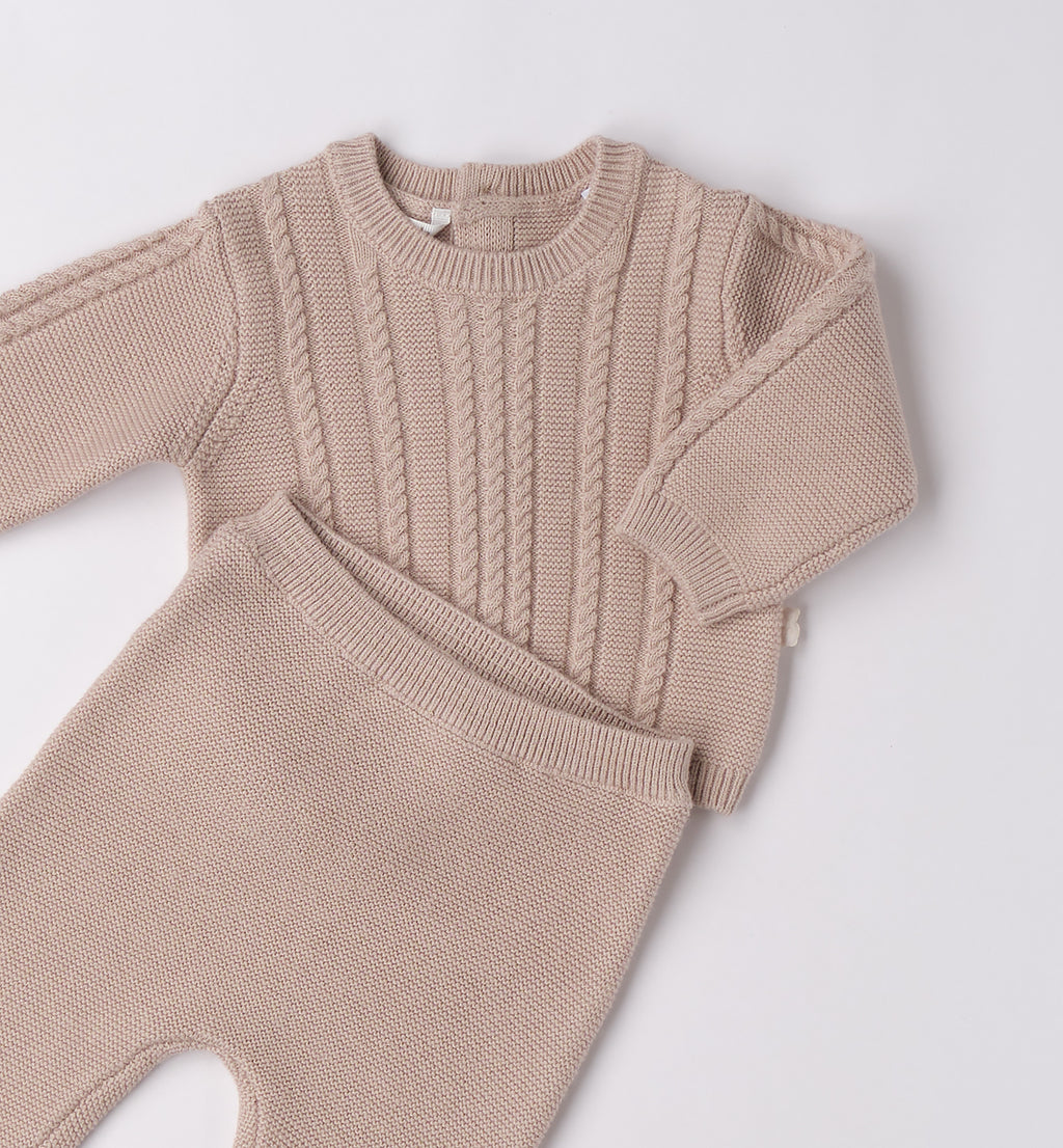 3F691 COMPLETO ML TRICOT NEONATO SARABANDA