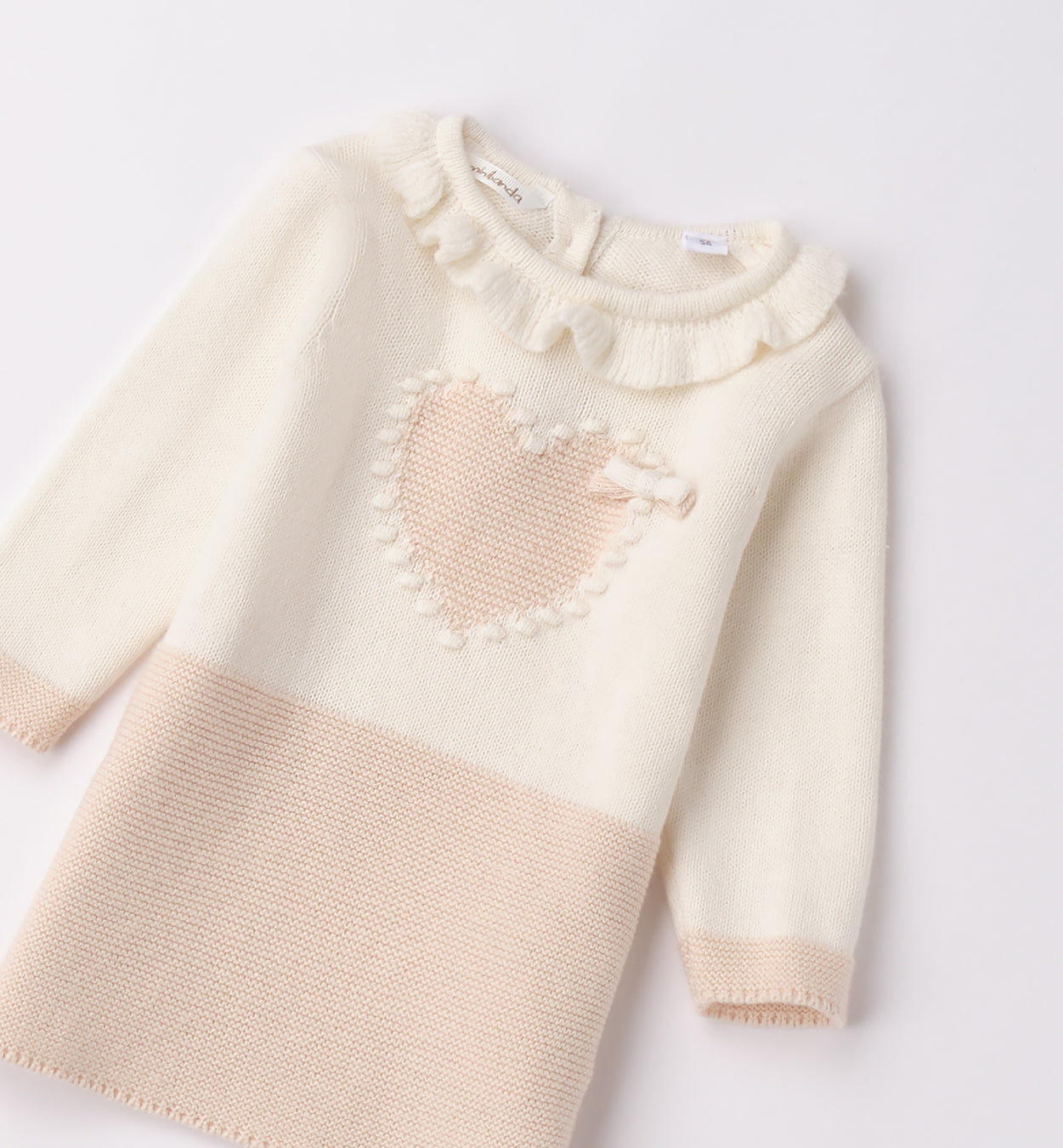 3F720 ABITO TRICOT CON MANICA NEONATA SARABANDA