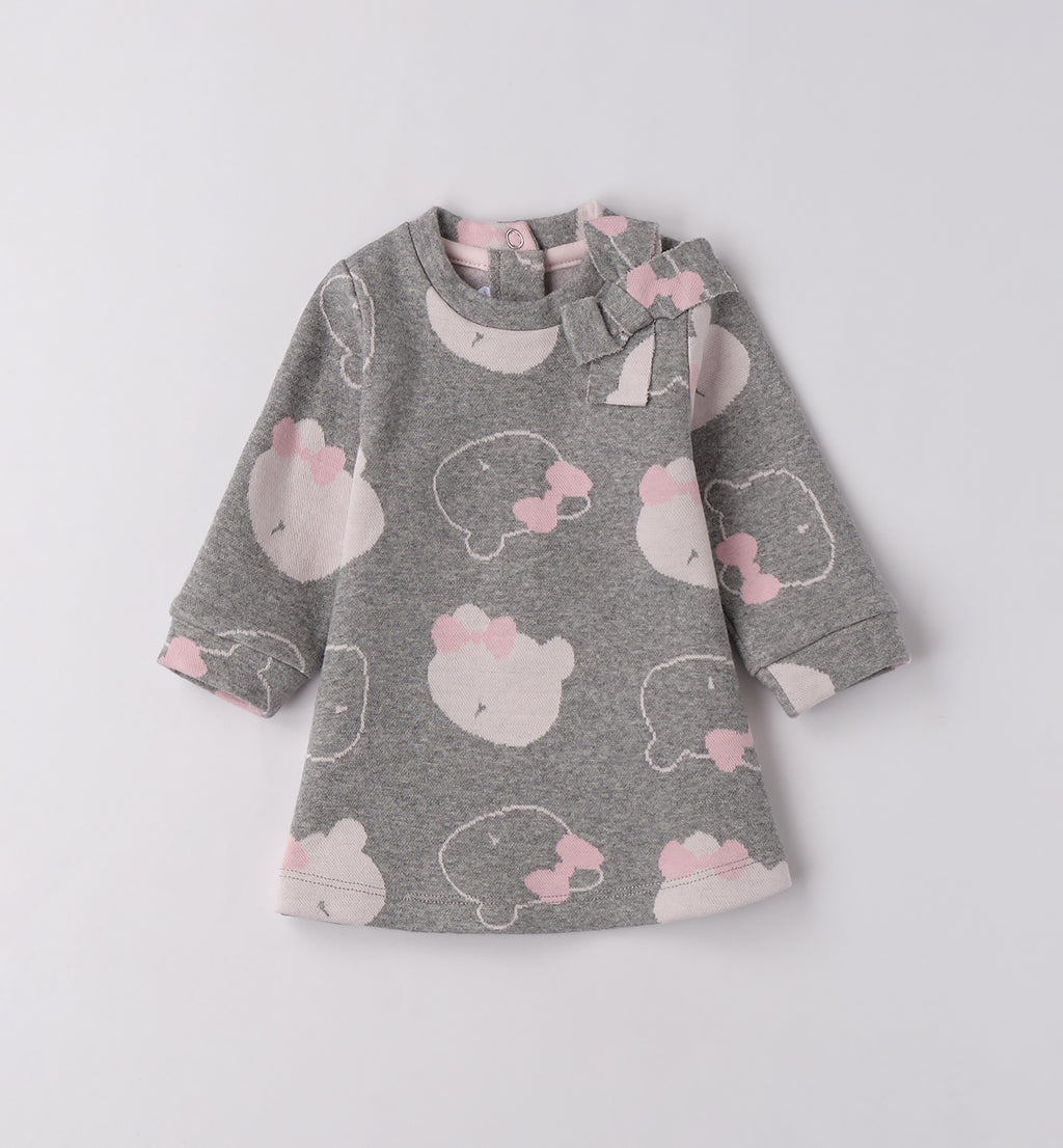 3F726 ABITO MAGLIA TAGLIATA CON MANICA NEONATA SARABANDA