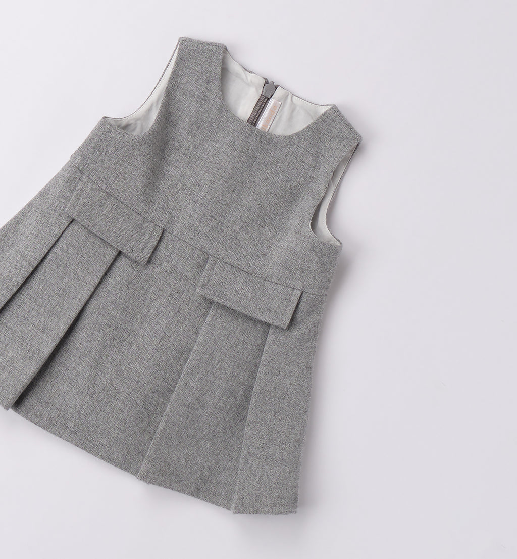 3F728 ABITO TESSUTO NAVETTA SENZA MANICA NEONATA SARABANDA