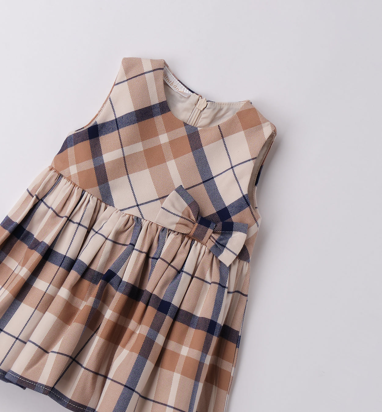 3F733 ABITO TESSUTO NAVETTA SENZA MANICA NEONATA SARABANDA