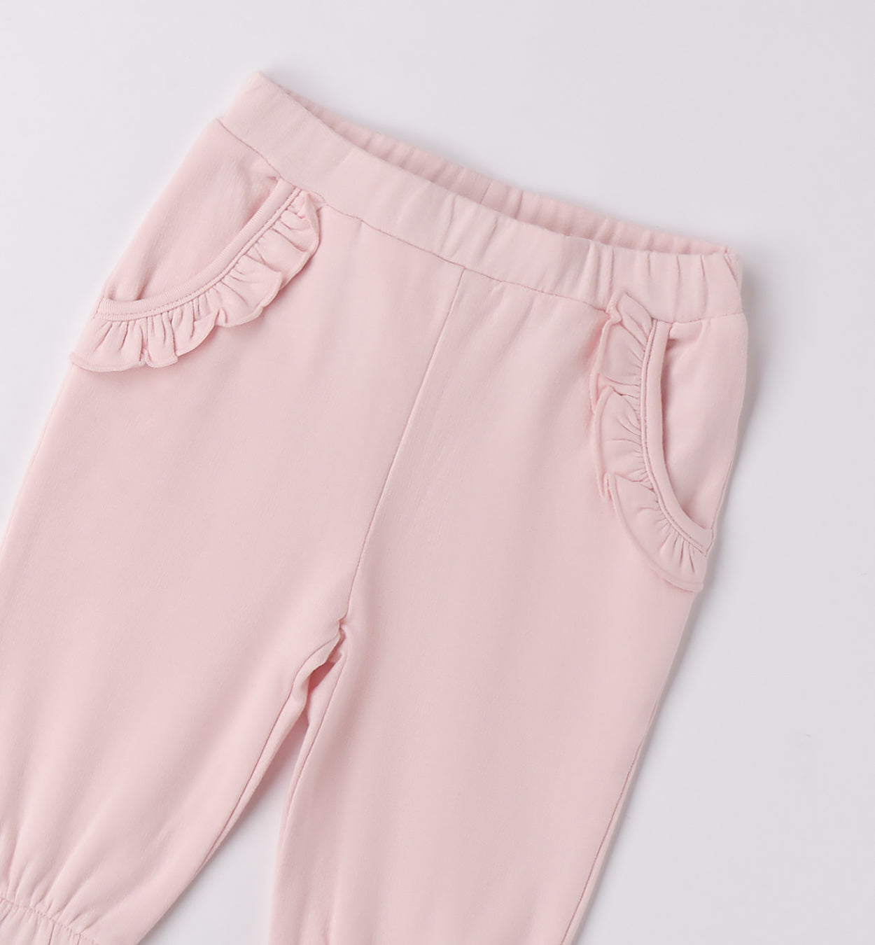 3F741 PANTALONE MAGLIA TAGLIATA LUNGO NEONATA SARABANDA