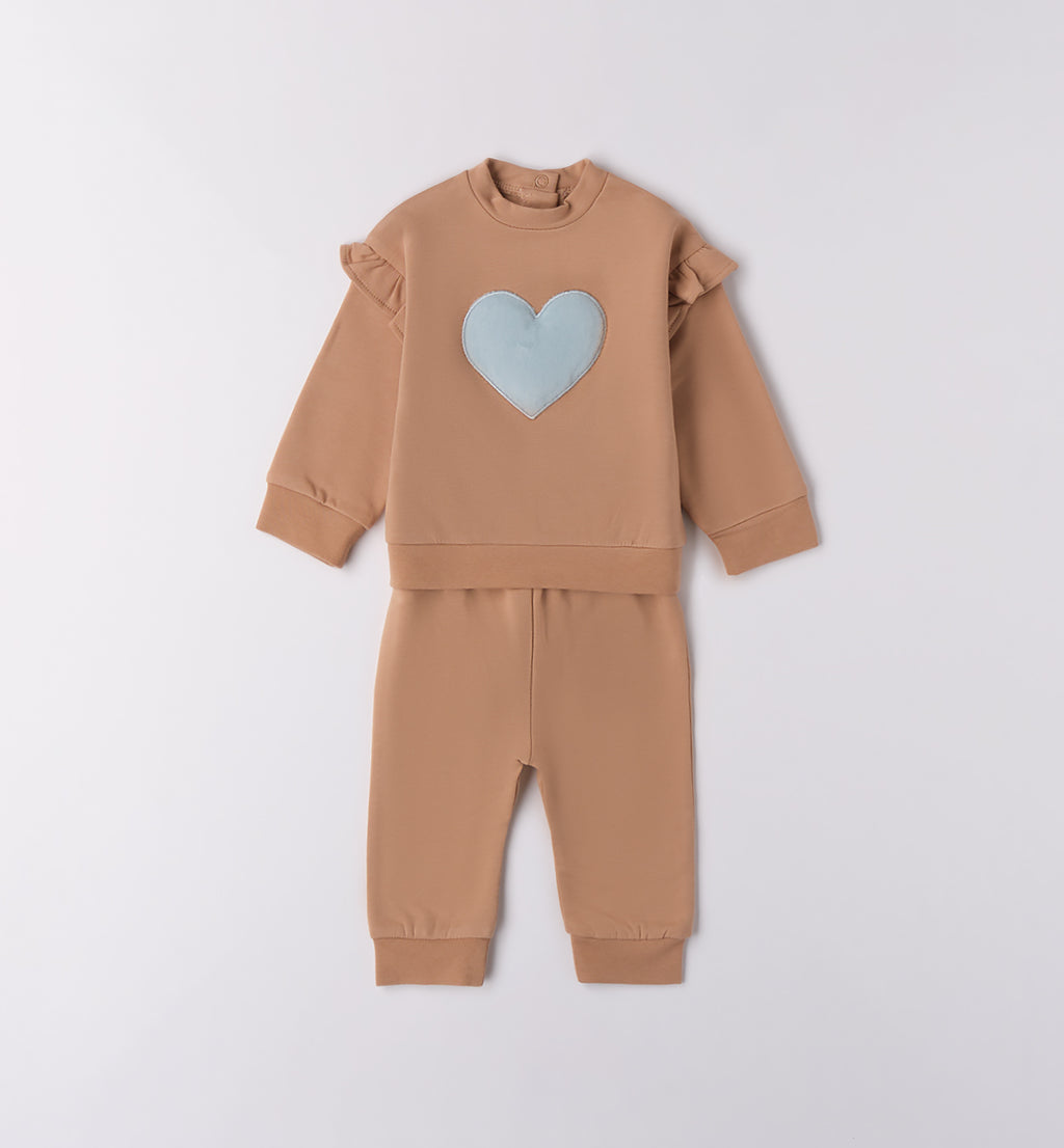 3F776 TUTA JOGGING DUE PEZZI NEONATA SARABANDA