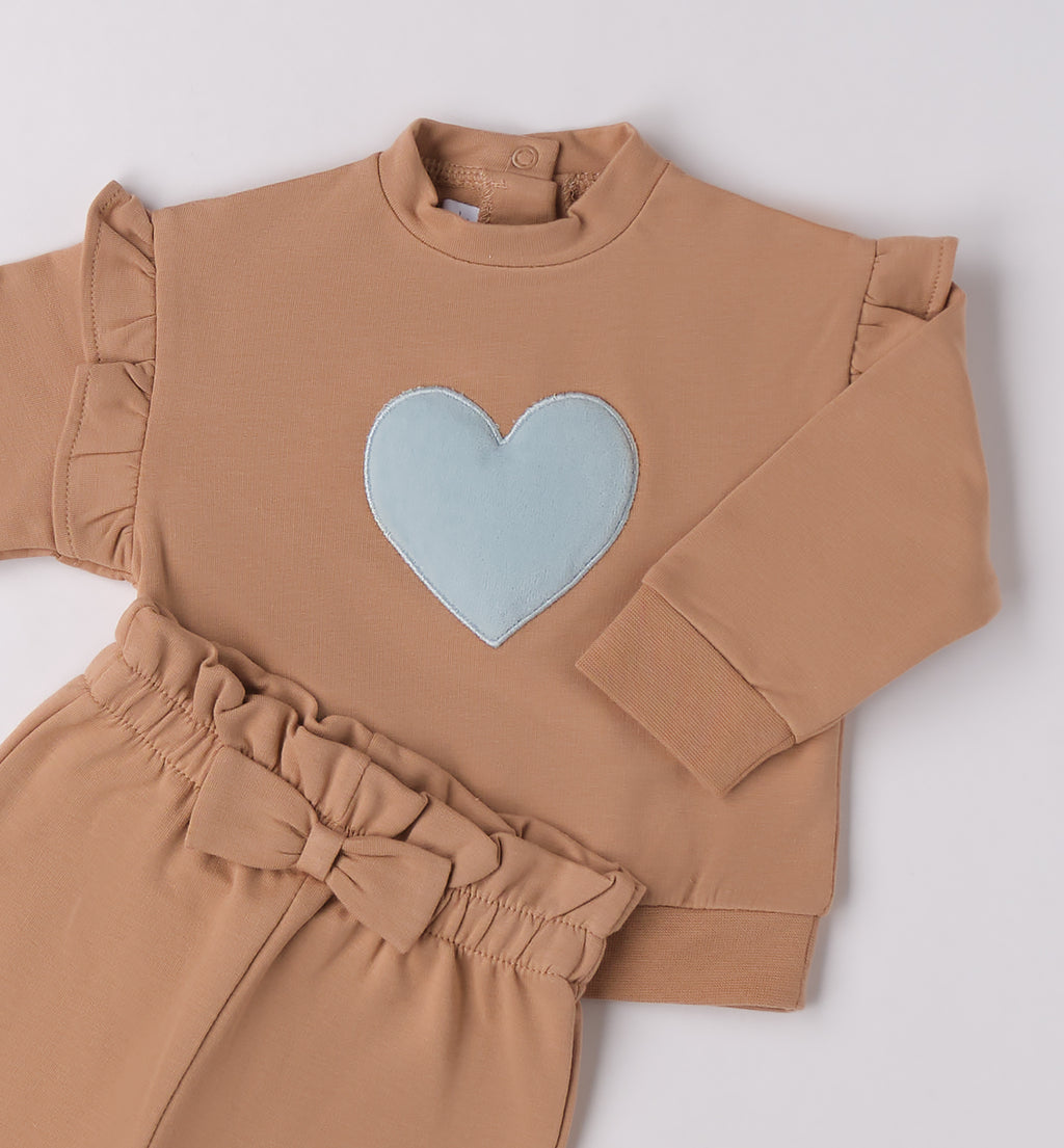 3F776 TUTA JOGGING DUE PEZZI NEONATA SARABANDA