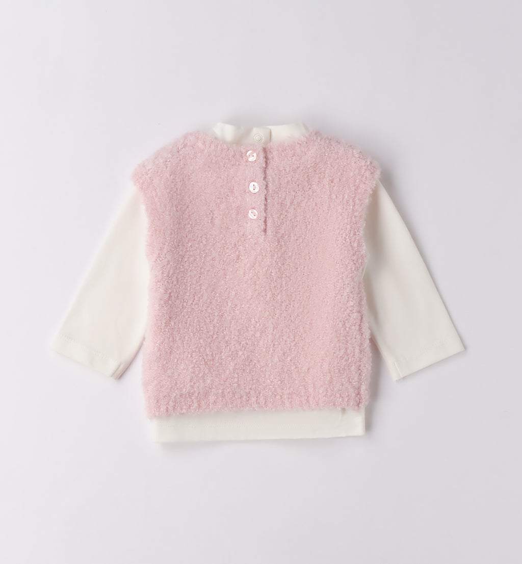 3F777 SET T-SHIRT E GILET NEONATA SARABANDA