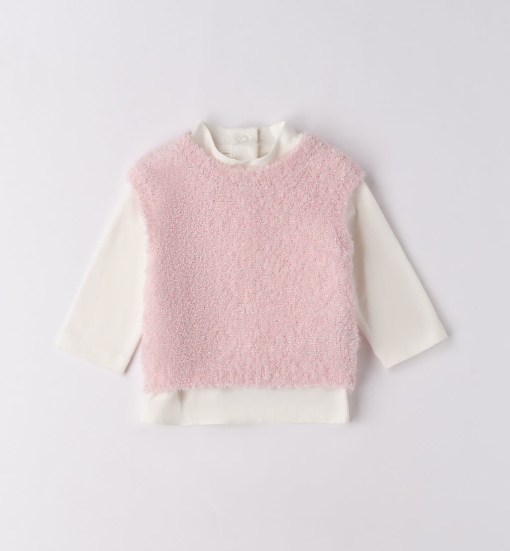 3F777 SET T-SHIRT E GILET NEONATA SARABANDA