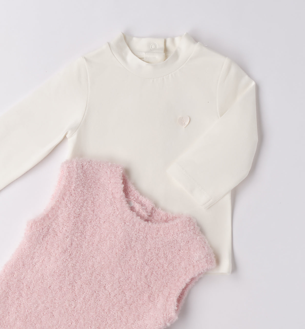 3F777 SET T-SHIRT E GILET NEONATA SARABANDA