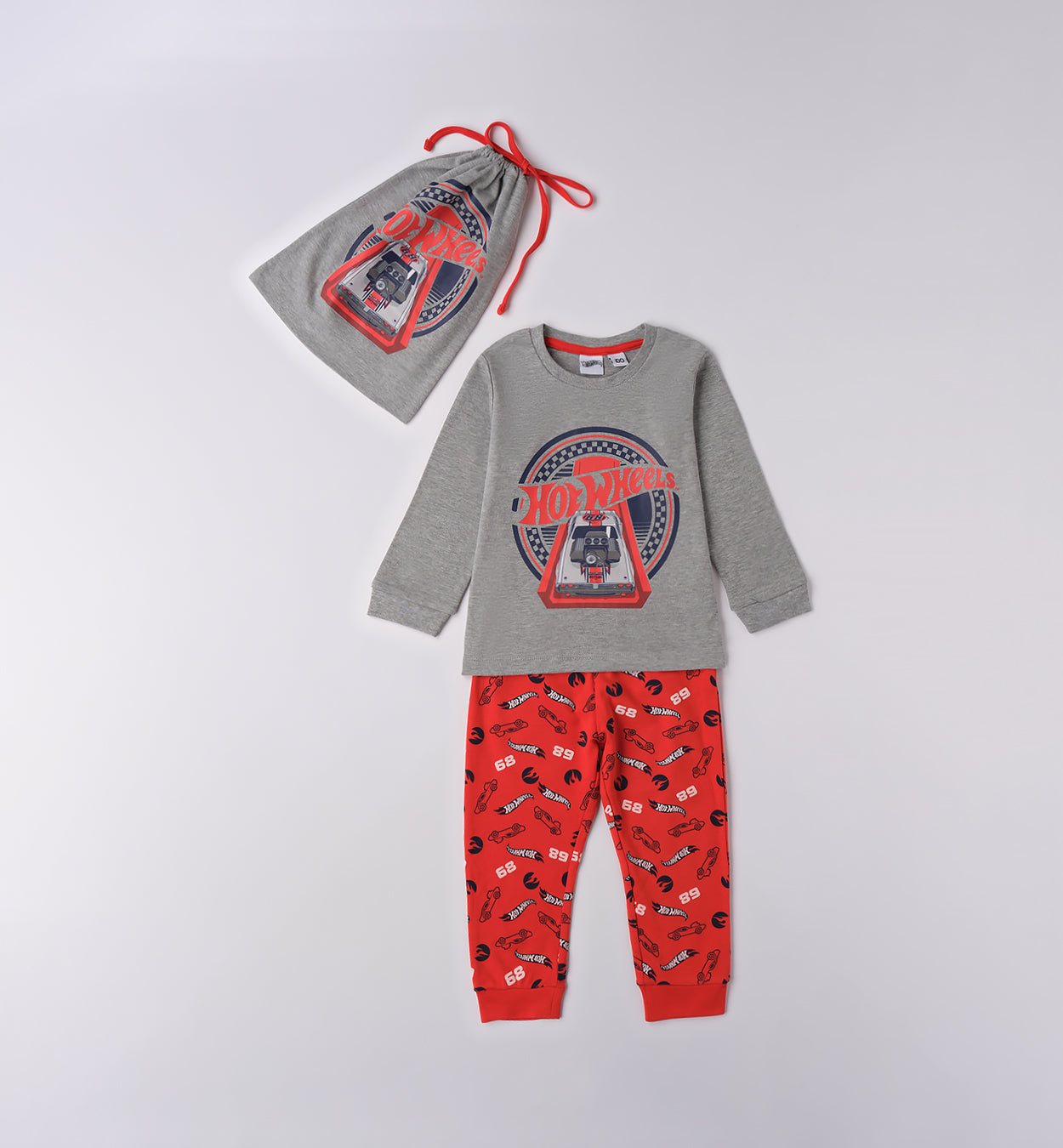 4F389 PIGIAMA DUE PEZZI ML NATALE BAMBINO IDO