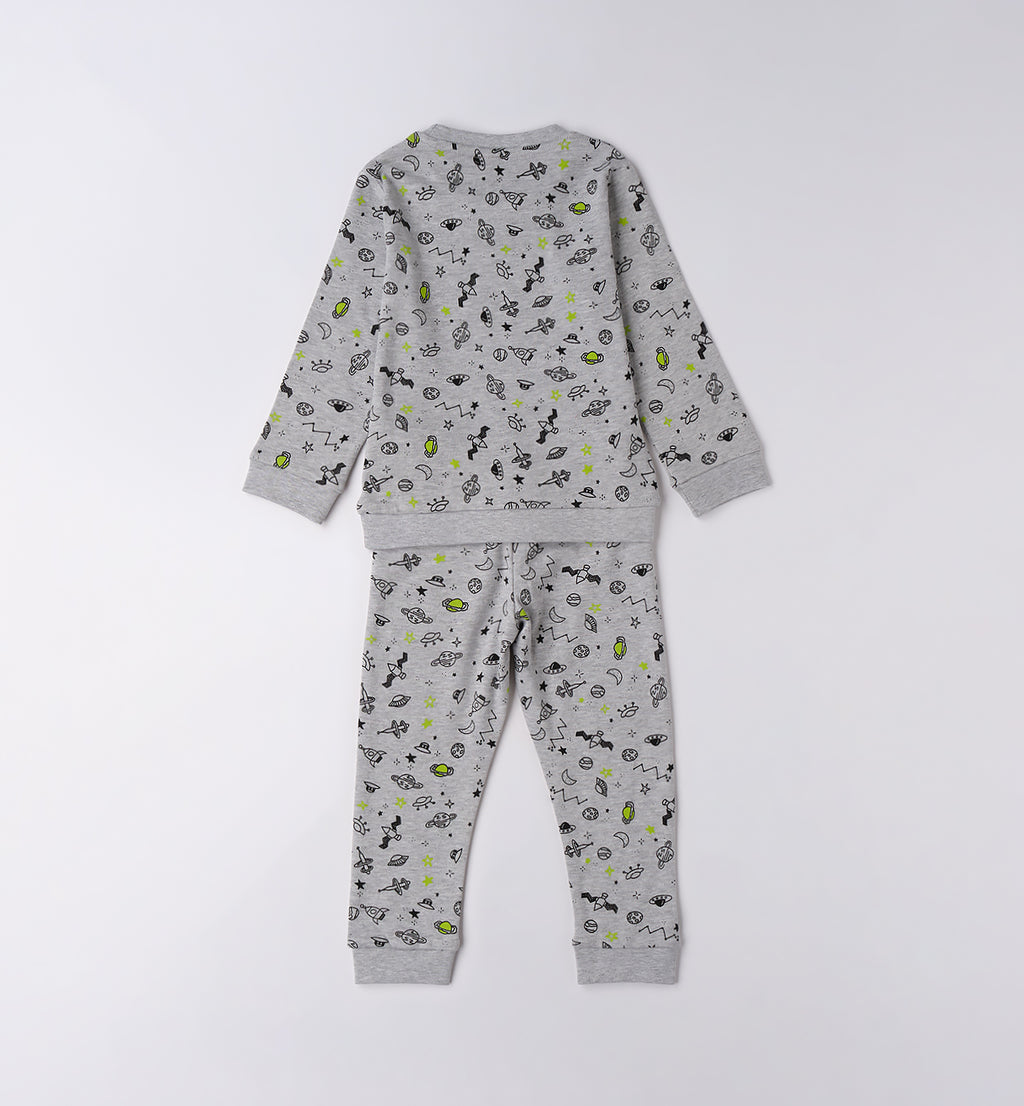 4F917 PIGIAMA DUE PEZZI ML BAMBINO IDO