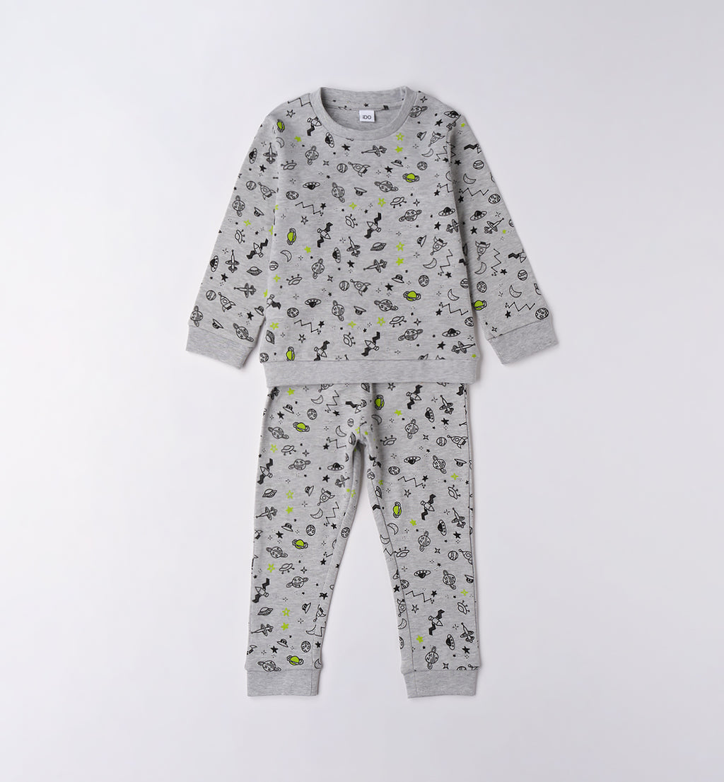 4F917 PIGIAMA DUE PEZZI ML BAMBINO IDO